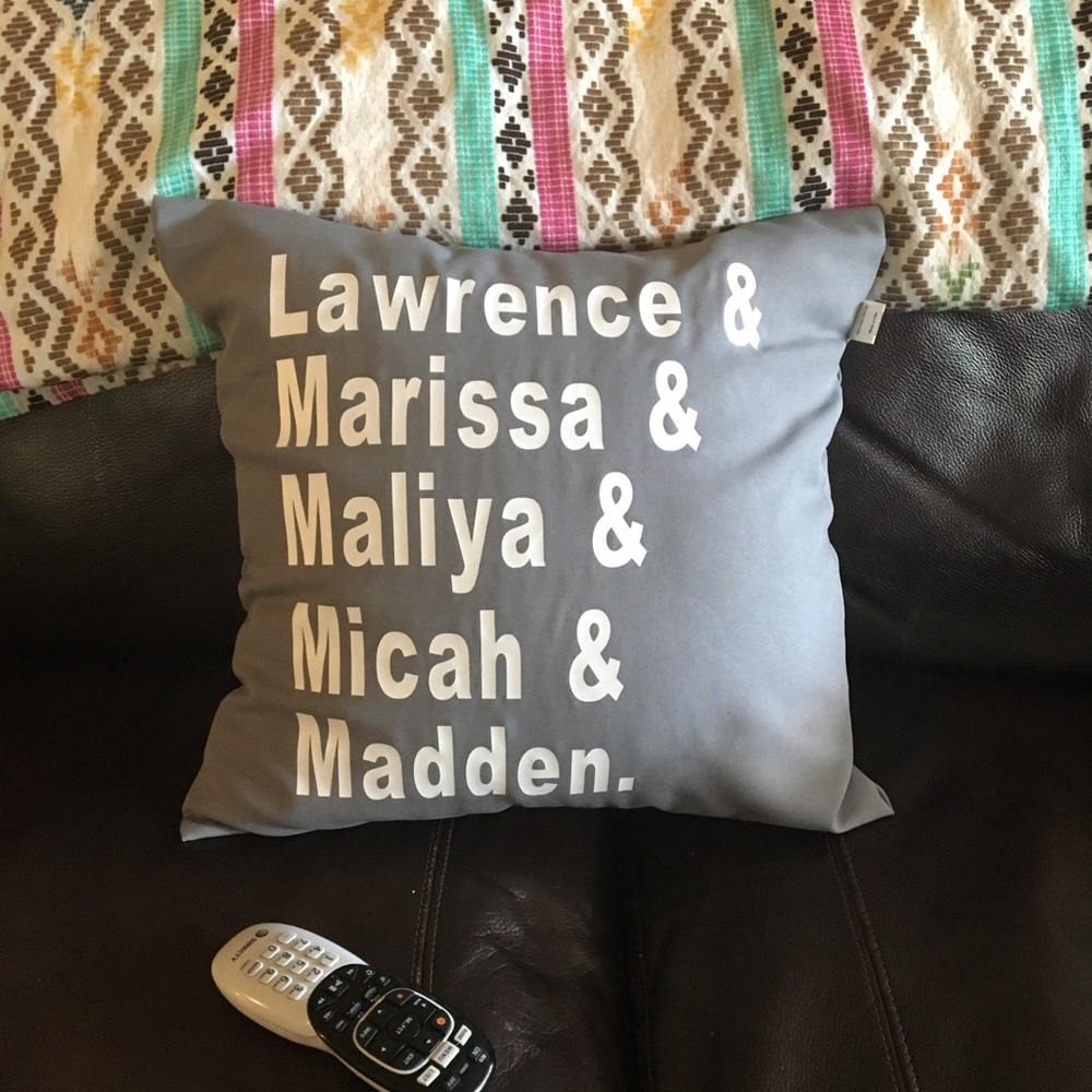 Custom made Pillowcase & Pillow 18x18